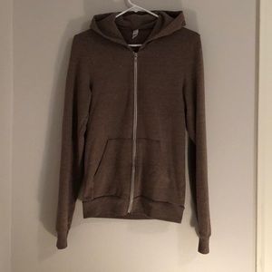 American Apparel tri-blend F497 zip-up hoodie